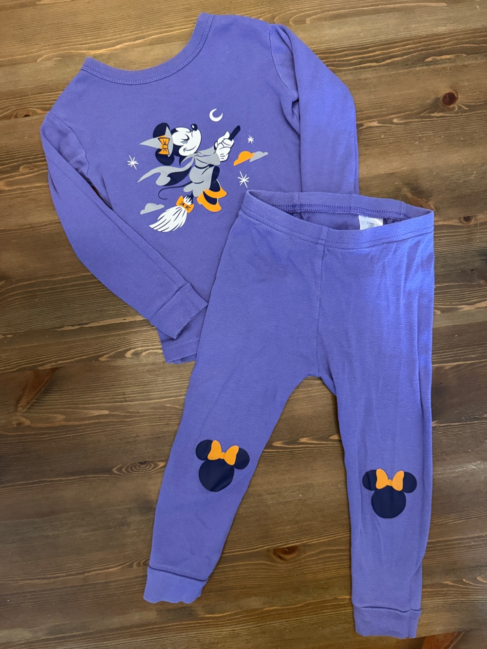 Baby GAP | Disney Halloween Minnie Mouse Toddler Two Piece PJ Set (2T)